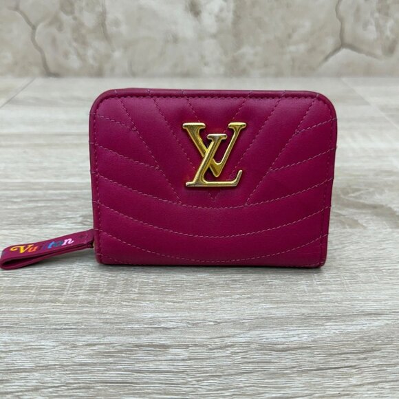 Louis Vuitton Fuchsia Leather New Wave Compact Wallet - Picture 2 of 8